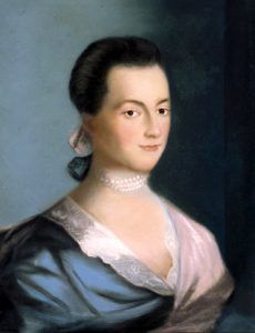 Abigale Adams, wife of President John Adams, the 2nd president of the U.S.