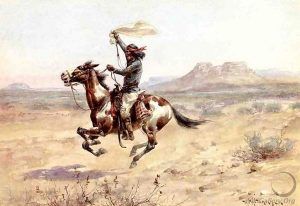 Apache Warrior by Herman Wendleborg Hansen