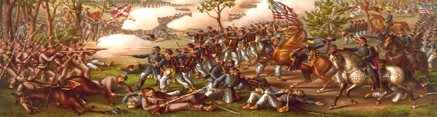 Battle of Atlanta, Georgia by Kurz & Allison, 1888.