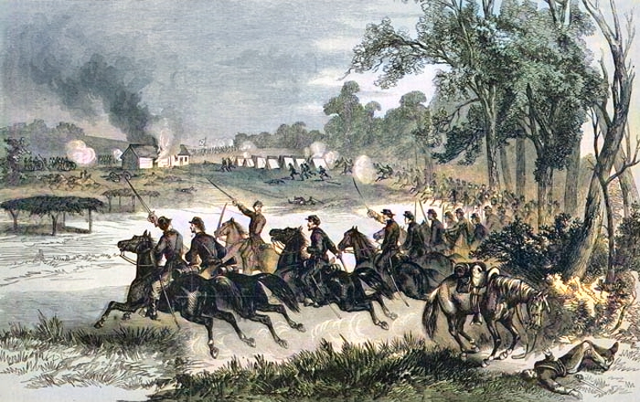 Battle of HoneySprings, Oklahoma, 1863.