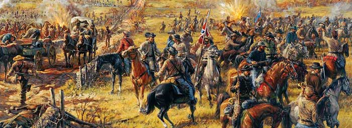 The Battle of Westport, Missouri by Andy Thomas.