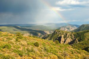South Rim of the Black Canyon of the Gunnison, Colorado by the National Park Service.