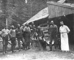 Miners in Buckskin Joe in the 1890's