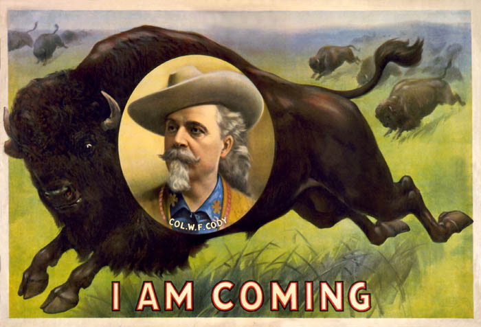 Buffalo Bill’s Wild West, Courier Litho. Co, 1899. Buffalo Bill’s Wild West, Courier Litho. Co, 1899.