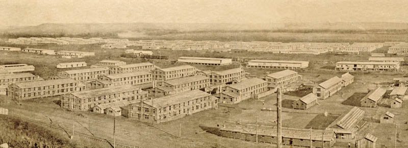 Camp Funston, Kansas about 1918.