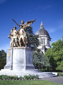 Capitol World War I Statue, Olympia, Washington. Photo by Carol Highsmith.