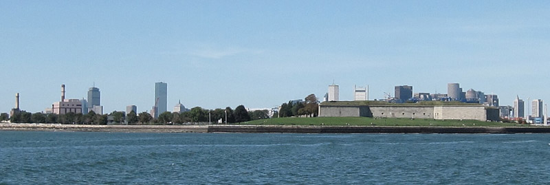 Castle Island and Boston Harbor, courtesy Wikipedia.