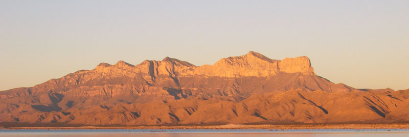 Chihuahuan desert in Guadalupe Mountains National Park, photo by the National Park Service.