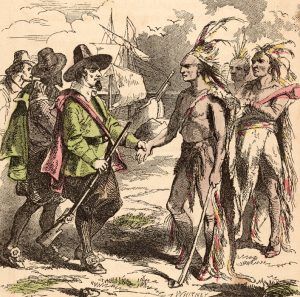 Early Colonists and Native Americans.