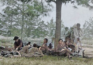 Company K of the 1st Michigan Sharpshooters.