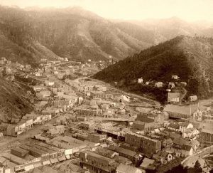 Deadwood from Mt. Moriah in 1888