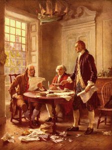 Writing the Declaration of Independence, by Jean Ferris.