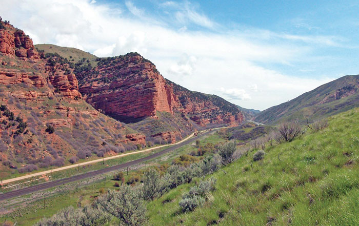 Echo Canyon, Utah by the National Park Service.