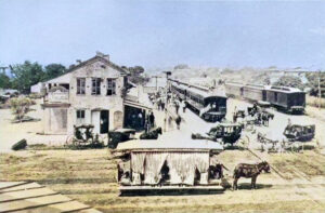 El Paso, Texas Railroad, 1880s.