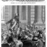 Financial Panic of 1873, by Frank Leslie's illustrated newspaper.