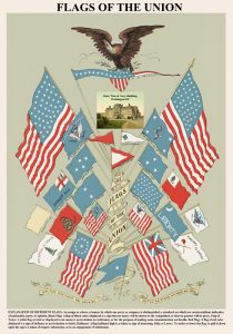 Flags of the Union by George Franklin Cram, 1901.