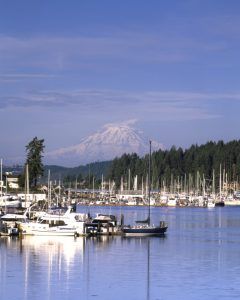 Boats in Gig Harbor, Washington by Carol Highsmith.