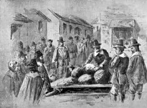 Giles Corey was pressed to death for refusing to make a plea