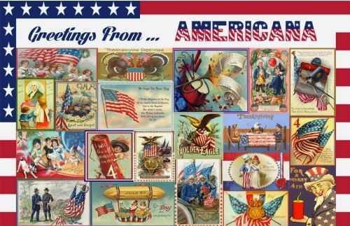 Greetings from Americana 11x17 Poster Greetings from Americana Poster designed by Kathy Alexander.