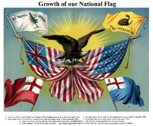 Growth of the National Flag, 1885.