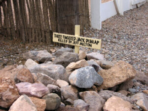 Jack Dunlap Grave in Tombstone, Arizona. 