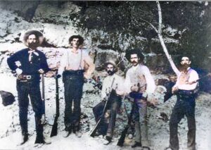 James Younger Gang, circa 1869.