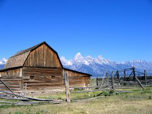John Moulton Barn, Grand Tetons, Wyoming