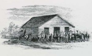 Leavenworth & Pikes Peak Express Office in Denver, Colorado.