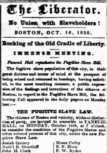 Liberator Newspaper, October, 1850.