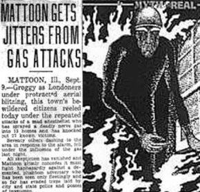 Mad Gasser of Mattoon, Illinois newspaper article