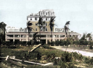 Royal Palm Hotel after the Great Miami Hurricane of 1926.