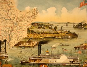 Mississippi River steamboat