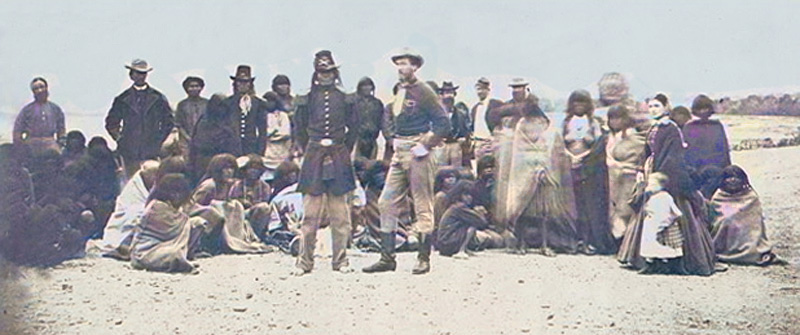 Mojave Indians at Fort Mojave, Arizona.