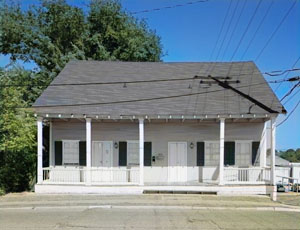 Fort Claiborne Guest House, 801 Second Street, Natchitoches, Louisiana by the Historic America Building Survey.