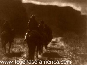 Navajo - The Vanishing Race, by Edward S. Curtis.