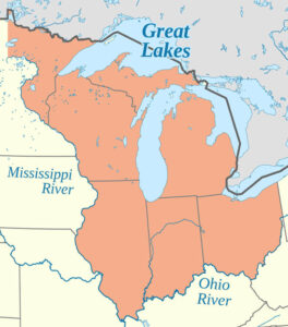 Old Northwest Territory, 1787.