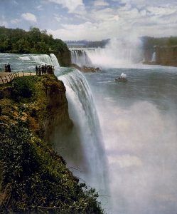 Niagara Falls from Prospect Point, William Henry Jackson, Detroit Publishing Co, around the turn of the century. Photo by the Detroit Photographic Co. Niagara Falls, William Henry Jackson, Detroit Publishing Co,around the turn of the century