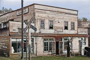Company Store in Osage, West Virginia by Marion Post Wolcott, 1938.