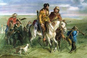 People Flooding Kansas after the passing of the Kansas-Nebraska Act