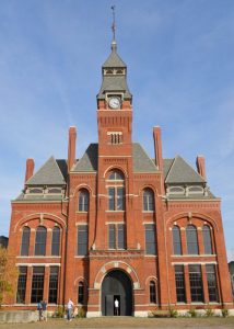 Pullman, Illinois Clock Tower and Administration Building, courtesy Wikipedia.