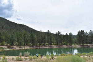 Eagle Rock Lake in Questa, New Mexico by Kathy Alexander.