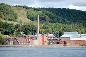Quincy Smelter, Houghton, Michigan by Dave Alexander.