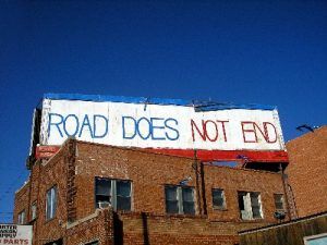 Route 66 does not end along 6th Street in Amarillo, Texas, Kathy Alexander. Route 66 does not end along 6th Street in Amarillo, Texas, Kathy Weiser-Alexander.