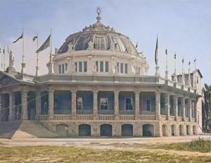 Salt Palace in Salt Lake City, Utah, 1901.