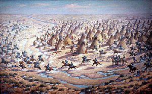 Sand Creek Massacre by Robert Lindneaux, 1936.