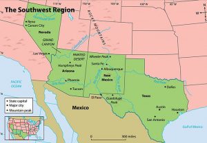 Southwest Region of the United States