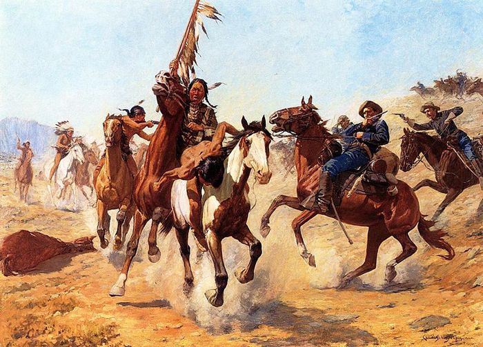 Battle of Pease Bottom, Montana. Indian Battle