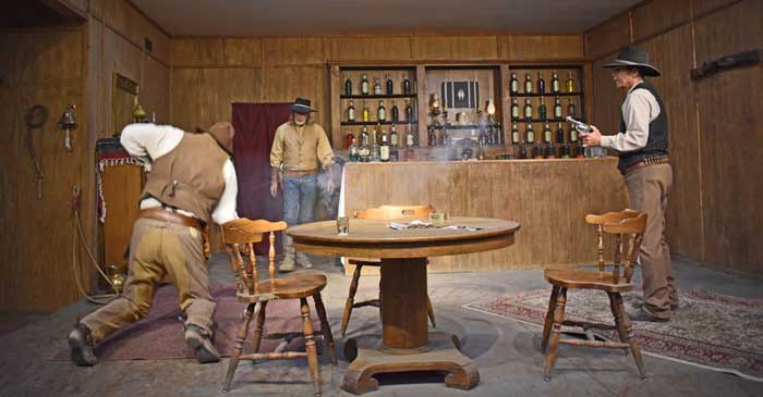 Gunfight in Tombstone, AZ