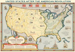 The United States after the American Revolution by Linweave Paper Company, 1957.