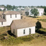 Vernon Kansas around 1900, colorized. 